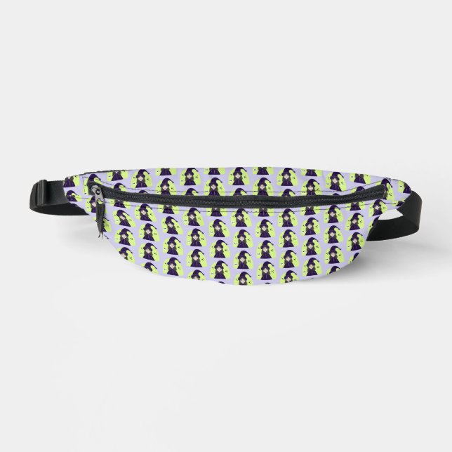 Charming Angry Cute Witch Fanny Pack (Front)