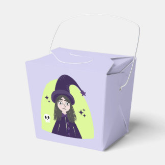 Charming Angry Cute Witch Favor Box
