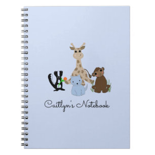 Charming Animals Personalized Notebook