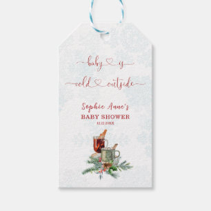Charming Baby Is Cold Outside Baby Shower  Gift Tags