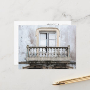 Charming Balcony in Portugal  Postcard