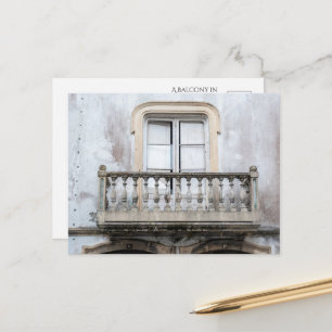 Charming Balcony in Portugal  Postcard