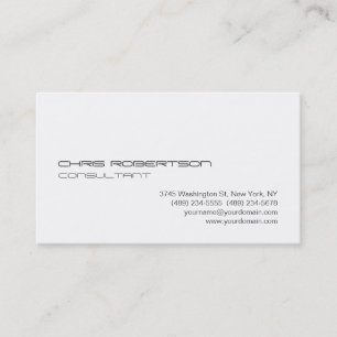 Charming Black & White Attractive Business Card