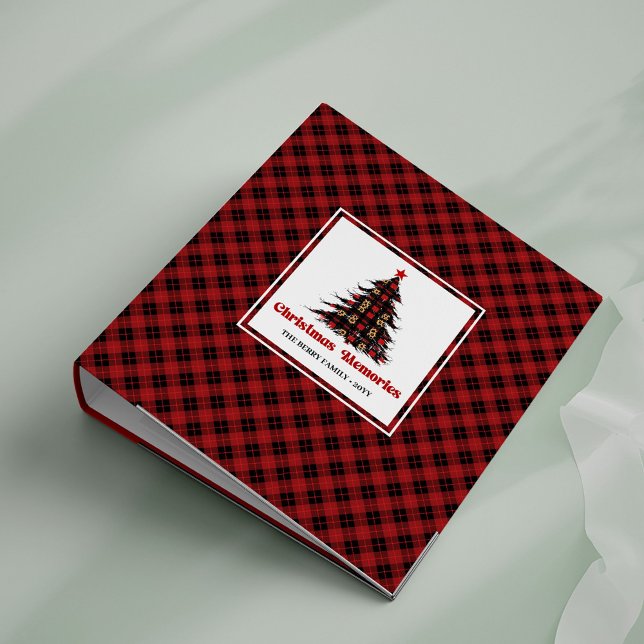 Charming Buffalo Check Christmas Memory Album Binder (Charming Buffalo Check Christmas Memory Album)