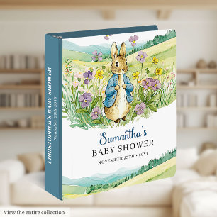 Charming Bunny Baby Shower Ring Binder Album