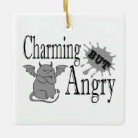 Charming but angry little devil cat funny quote