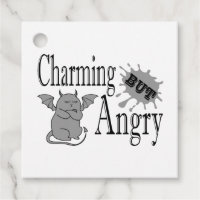 Charming but angry little devil cat funny quote