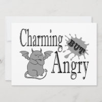 Charming but angry little devil cat funny quote