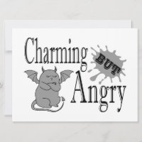 Charming but angry little devil cat funny quote