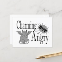Charming but angry little devil cat funny quote