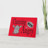 Charming but angry little devil cat funny quote