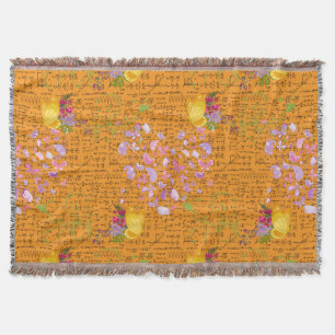 Charming Butterflies Throw Blanket