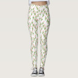 Charming Candycane Bows Christmas Xmas Holiday Leggings<br><div class="desc">Hope you like this fun design. Customize it with your own text too. And check my shop for matching items like tshirts,  towels,  wrapping paper,  cards and more! If you'd like something custom please drop me a note. Thanks for checking out my designs!</div>