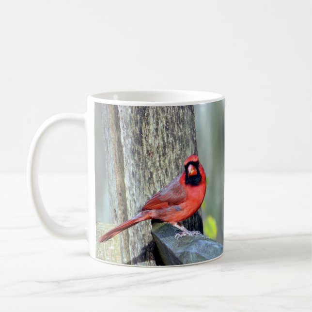 Charming Cardinals (Male & Female) Mug (Left)