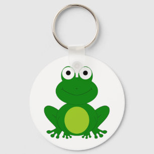 Charming cartoon frog keychain