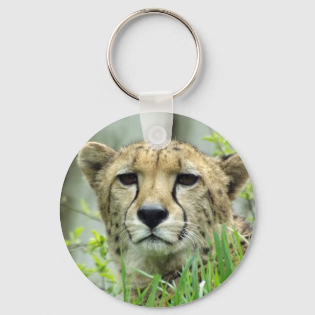 Charming Cheetah Key Ring (Front)