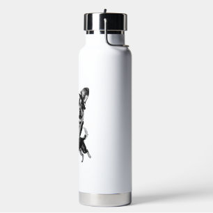 Charming Chihuahua Duo Black and White Pet Water Bottle
