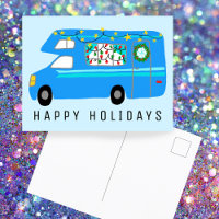 Charming Christmas Camper Vintage RV Xmas