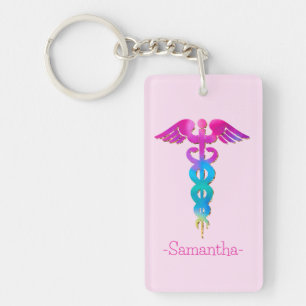 Charming & Colourful Medical Logo Design Keychain