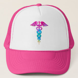 Charming & Colourful Medical Logo Design Trucker Hat