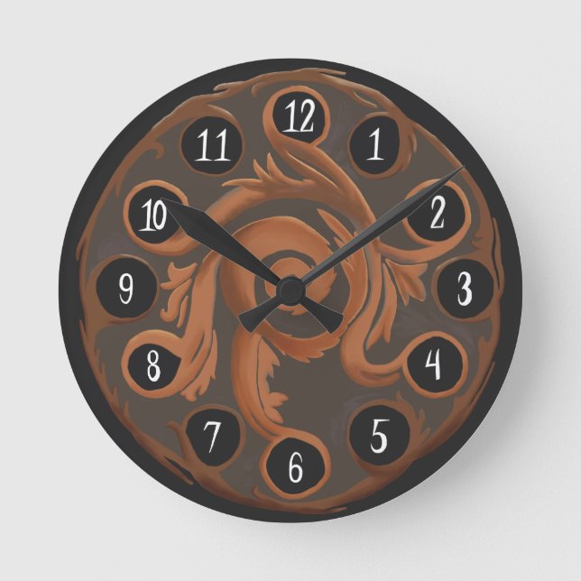 Charming Copper Clock (Front)