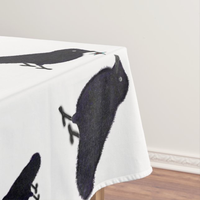 Charming crows with gifts tablecloth (In Situ)