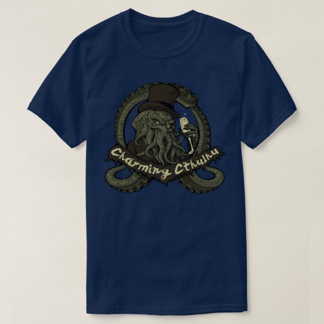 Charming Cthulhu T-Shirt (Design Front)