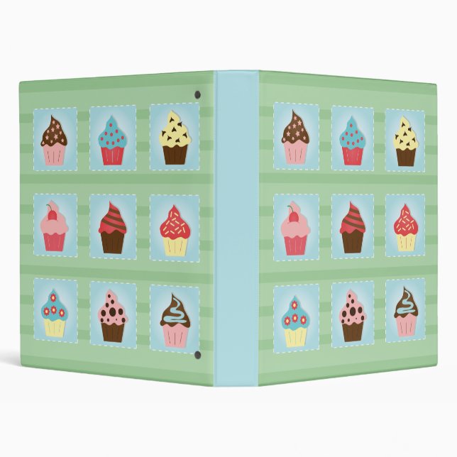 Charming Cupcakes Binder (Background)