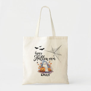 Charming Customizable Halloween Tote Bag