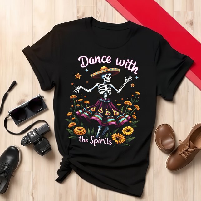 Charming Day of the Dead Dance with Spirits T-Shirt (Creator Uploaded)
