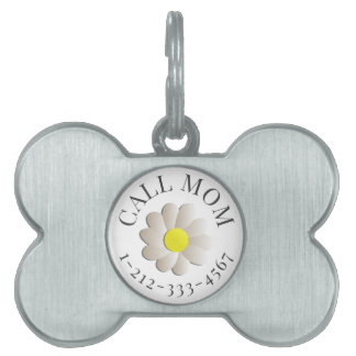 CHARMING DOG IDENTIFICATION TAG - CALL MOM