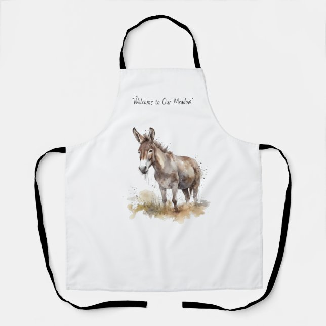 Charming Donkey Serenity, custom Apron (Front)