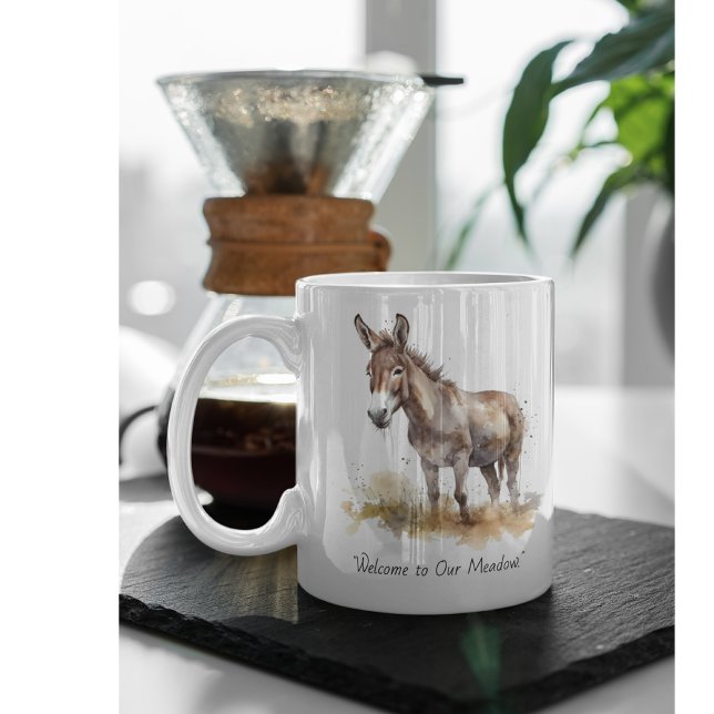 Charming Donkey Serenity, custom Coffee Mug (Creator Uploaded)
