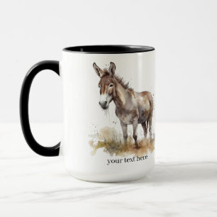 Charming Donkey Serenity, custom Mug