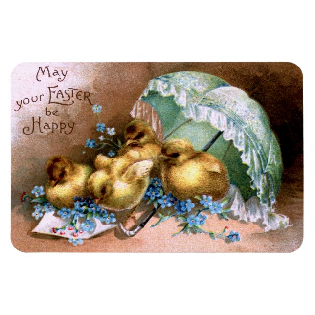 Charming Easter Chicks Magnet (Horizontal)