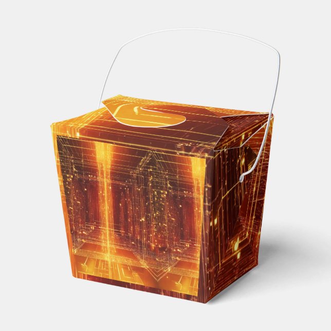 Charming Elegance: Designed Favour Box" Favor Box (Front Side)