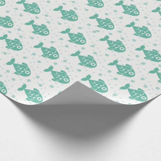 Charming Fish Wrapping Paper (Corner)
