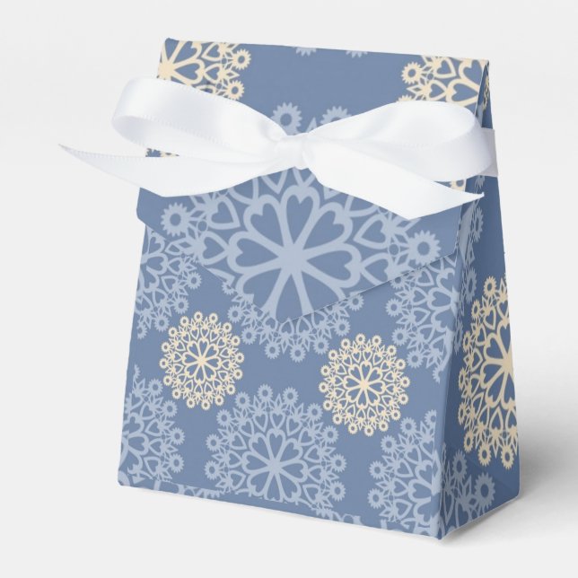 charming floral mandalas favor box (Front Side)
