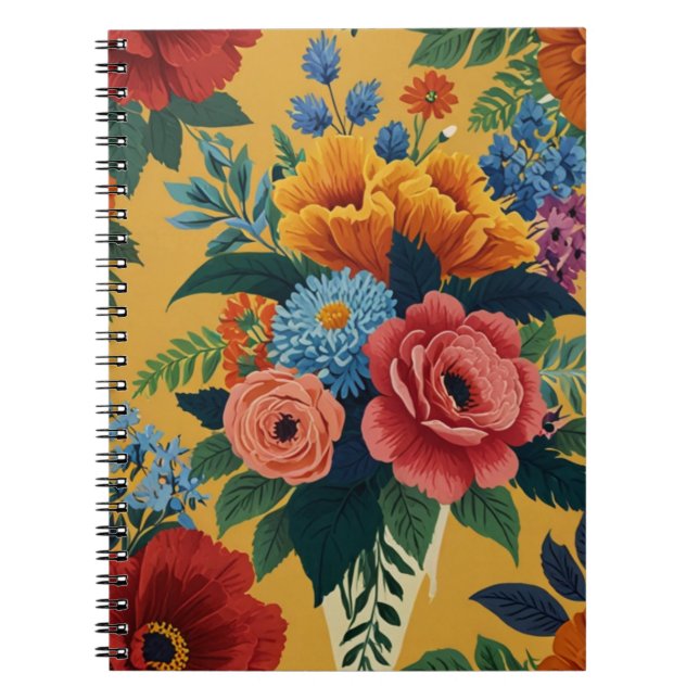 Charming Floral Notebook (Front)
