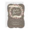 Charming Garden Floral Wreath Girl Baby Shower