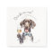 Charming German Shorthaired Pointer Watercolor Bar