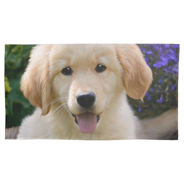 Charming Goldie Retriever Dog Puppy - Pillowcover Pillowcase (Front)