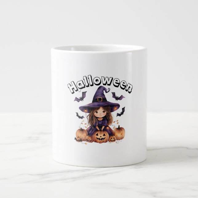 Charming Halloween Witch Specialty Mug (Front)