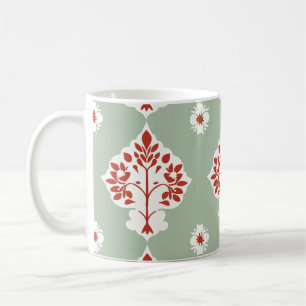 Charming Indian Red Tree Mug