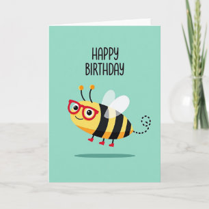 Charming Insect Birthday Card