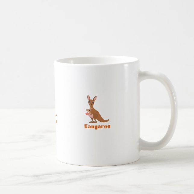 Charming Kangaroo Mugs – Sip in Style with Austral (Right)