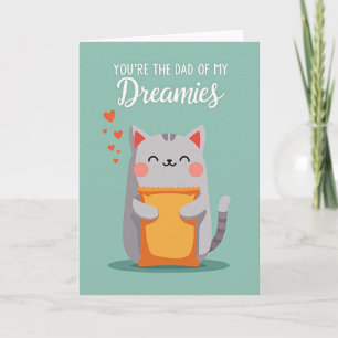 Charming Kitty Fathers Day Card