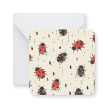 Charming Ladybug Notecards | Nature-Inspired