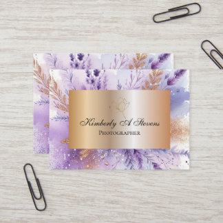 Charming Lavender II Mighty 3.5" x 2.5" Bus Card