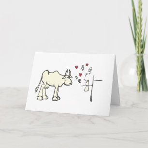 Charming Love Song Personal Message Card